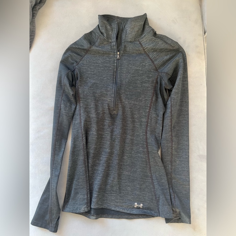 Under Armour Cold Gear Quarter Zip - Chrome